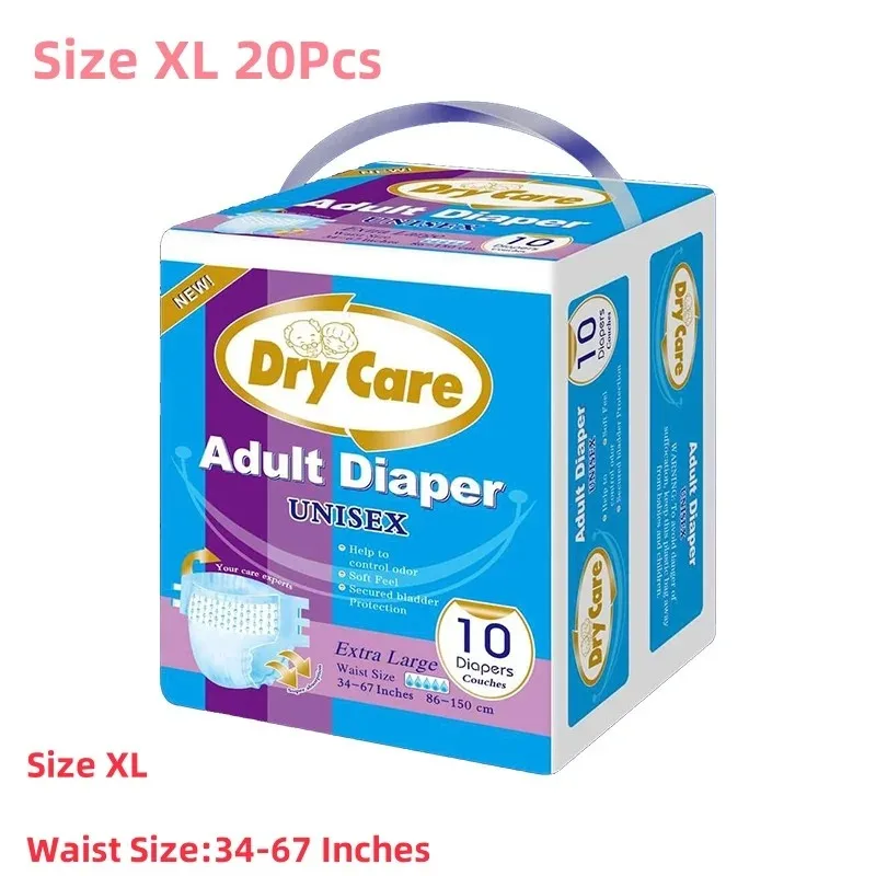 Diapering - 20 Stück, hochabsorbierende Einwegwindeln für Erwachsene,