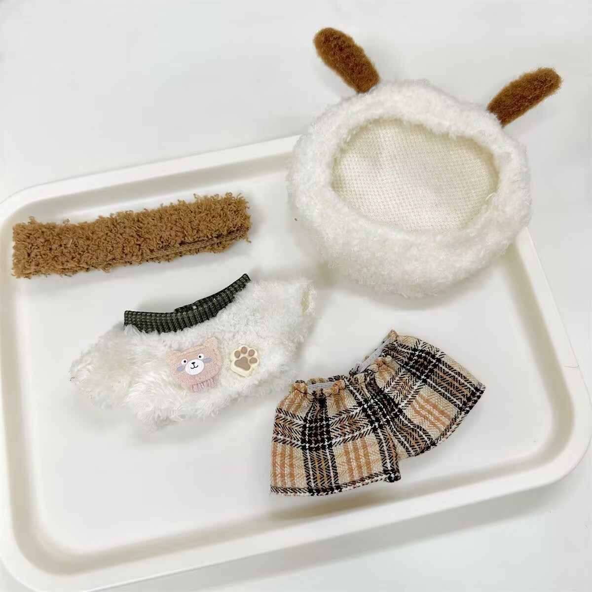Baby Clothes - 10 cm große Puppenkleidung aus Baumwolle