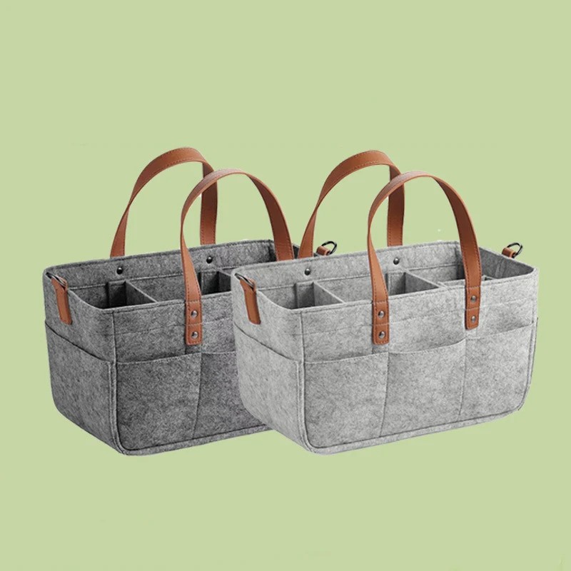 Diapering - Windel-Organizer für das Kinderzimmer, mehrschichtige Filztasche