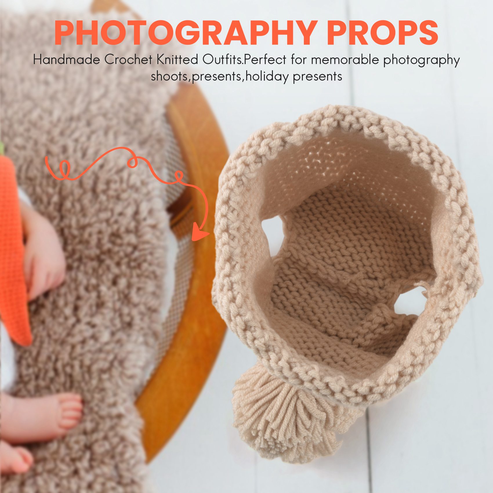 ABJA-Fotografie-Requisiten für – Infant Photography Props Outfit Bewertung und Preis