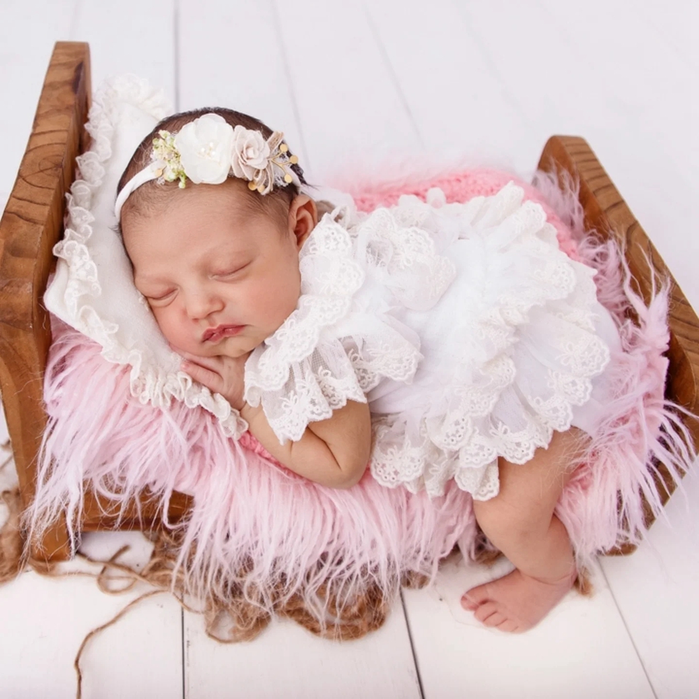 Neugeborenen-Fotografie-Requis – Newborn Baby Girl Romper Floral Bewertung und Preis