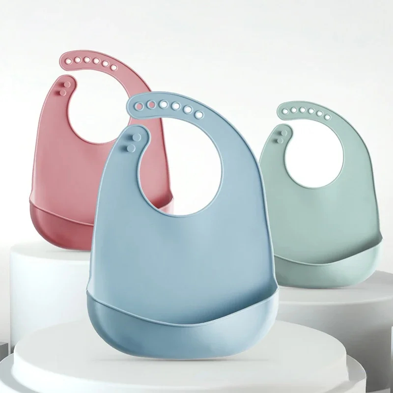 1-4 Stück Verstellbare Wasserd – Waterproof Baby Bibs Silicone Bewertung und Preis