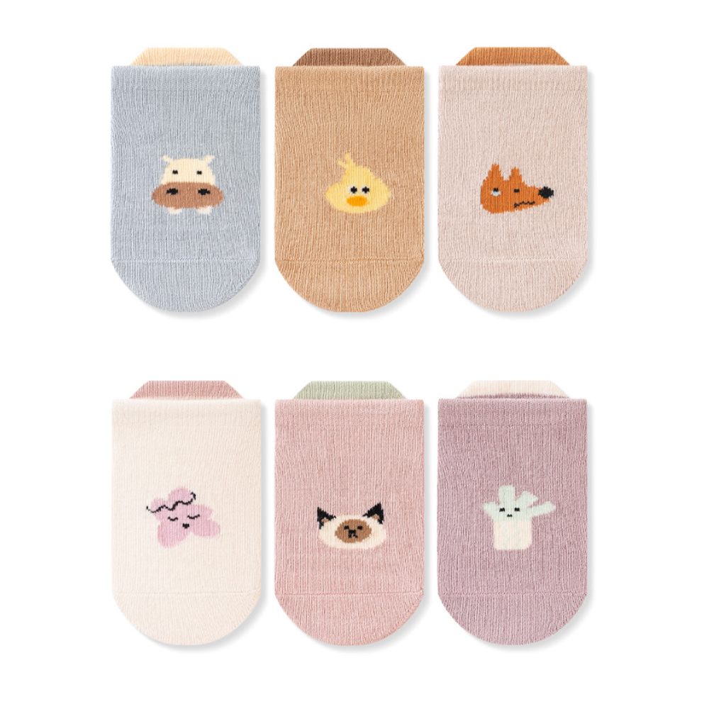 6 Paar Cartoon Anti-Rutsch-Soc – Unisex Baby Socks Non Slip Bewertung und Preis